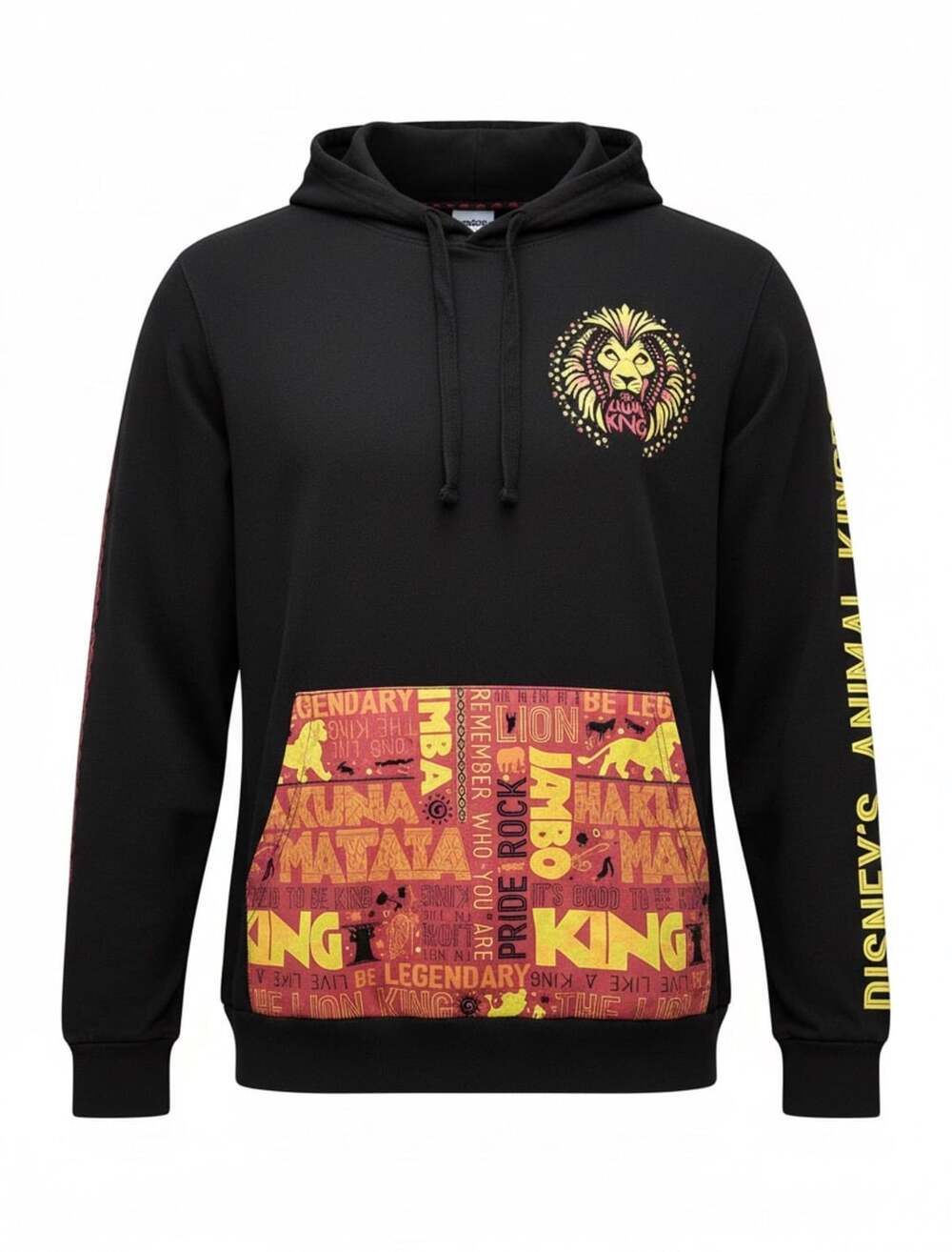 Disney The Lion King Animal Kingdom  Size XXL Black Pullover shirt